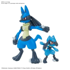 Pokemon Riolu and Lucario Model Kit (2 modelkits en 1)