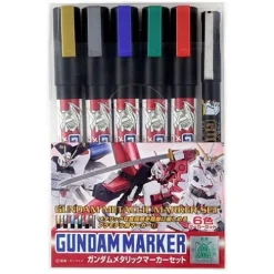 Gundam Marker GMS121 Metalicos Set of 6