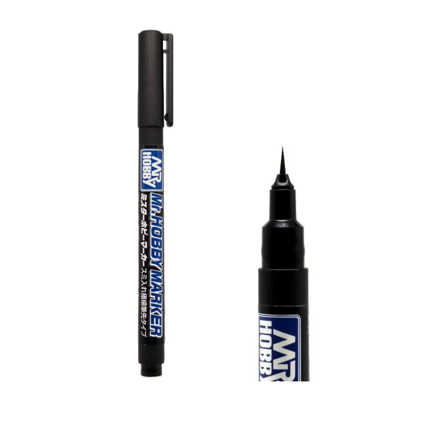 Mr.Hobby Marker for Panel Lines Extra-Fine Tip Type Black (OCTUBRE 2025)