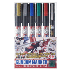 Gundam Metallic Marker Set (6pcs) (Renewal) (OCTUBRE 2025)