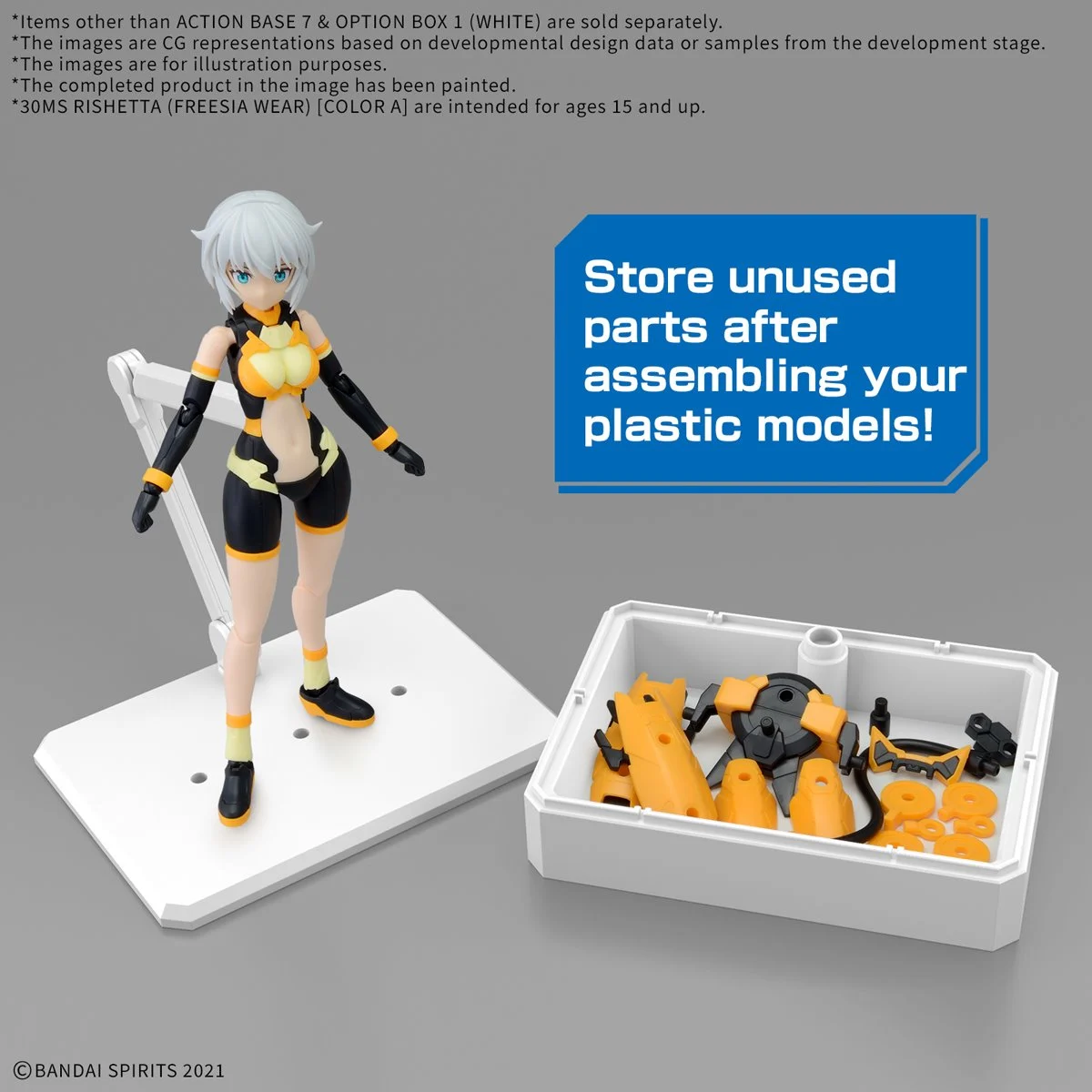 Action Base 7 and White Option Box Model Kit (JULIO 2026) - Imagen 4