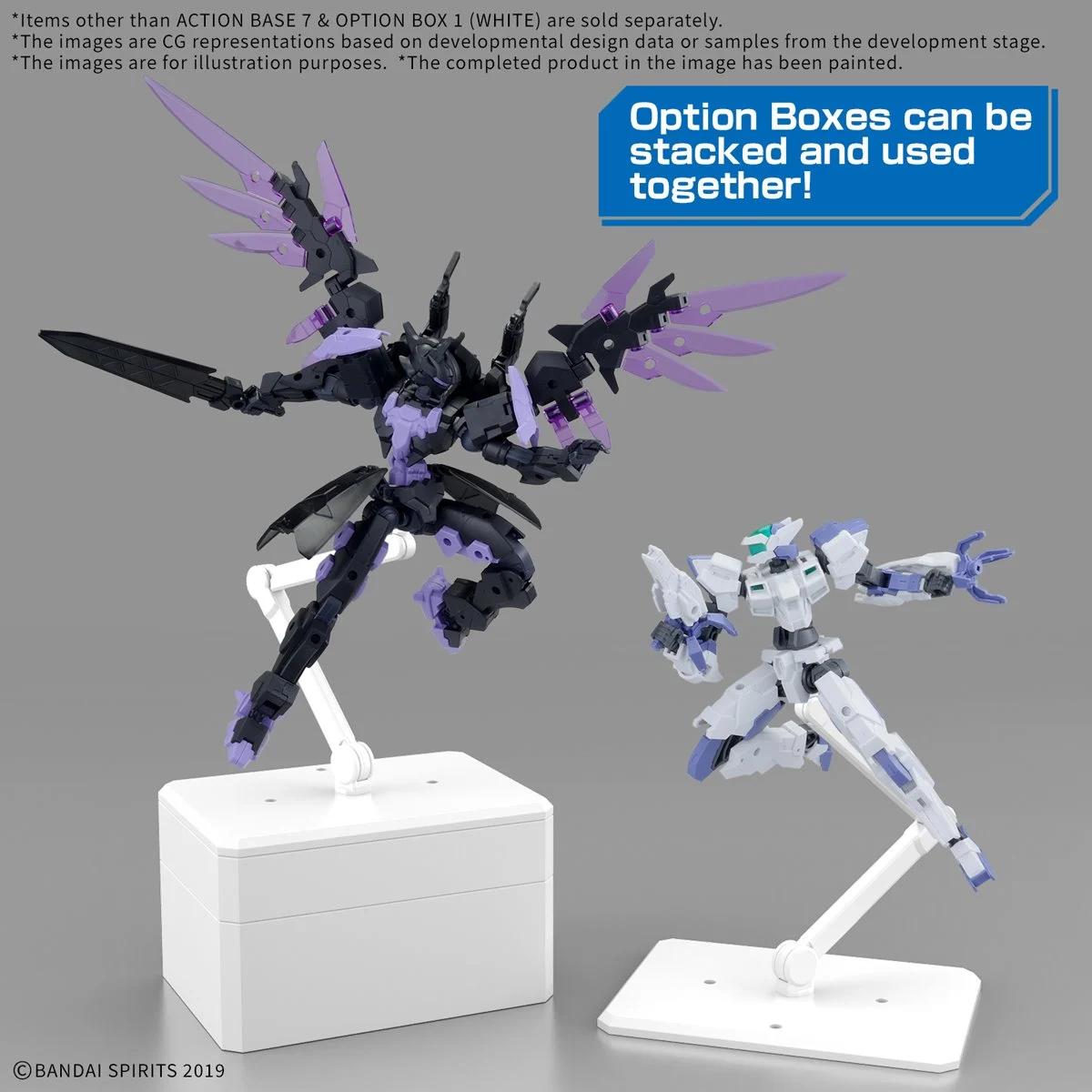 Action Base 7 and White Option Box Model Kit (JULIO 2026) - Imagen 2