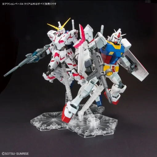 Action Base 4 Clear 1:100 Scale Gundam Model Kit Display Stand - Ara ...