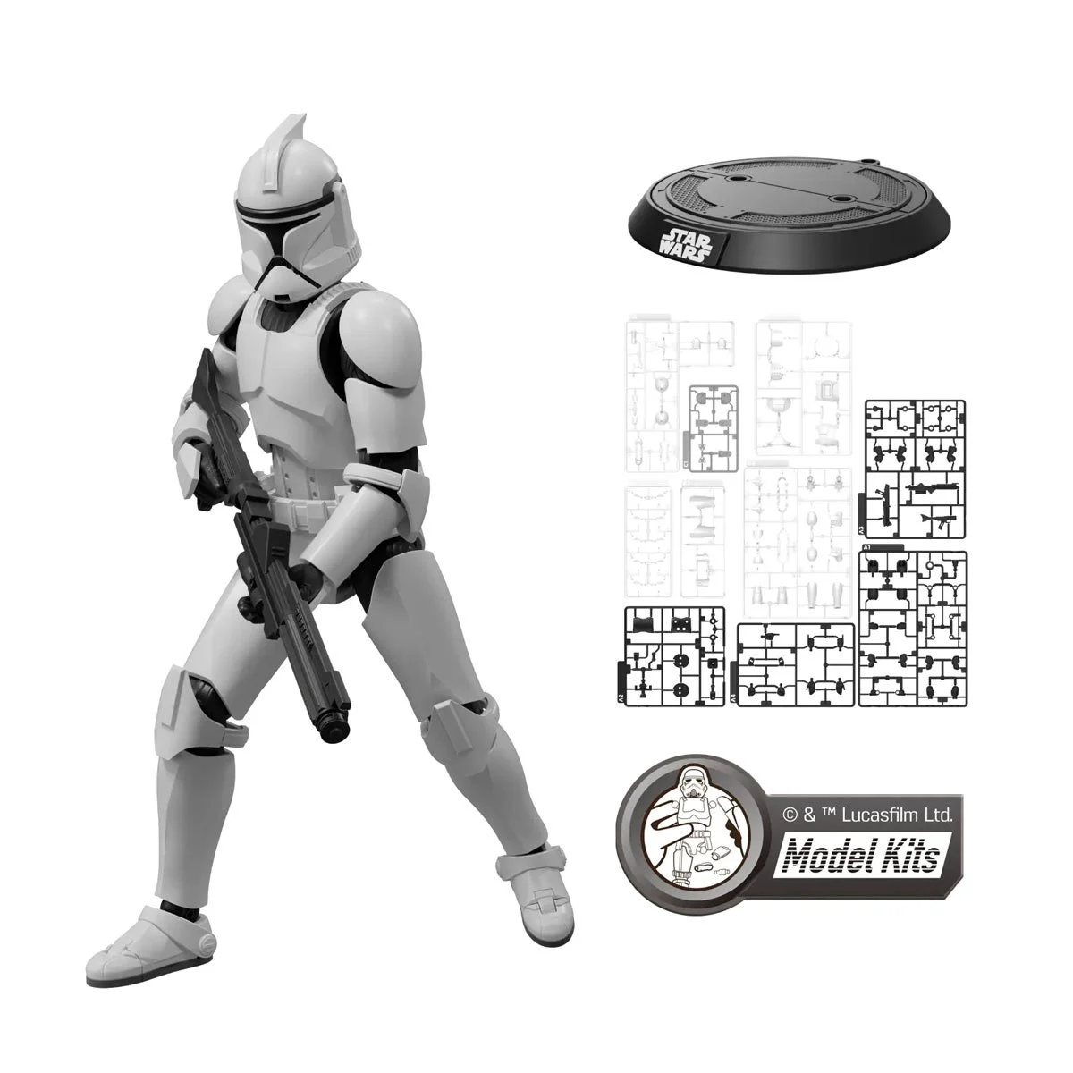Star Wars: Attack of the Clones Clone Trooper Champion Class 07 Model Kit (DICIEMBRE 2026) - Imagen 2