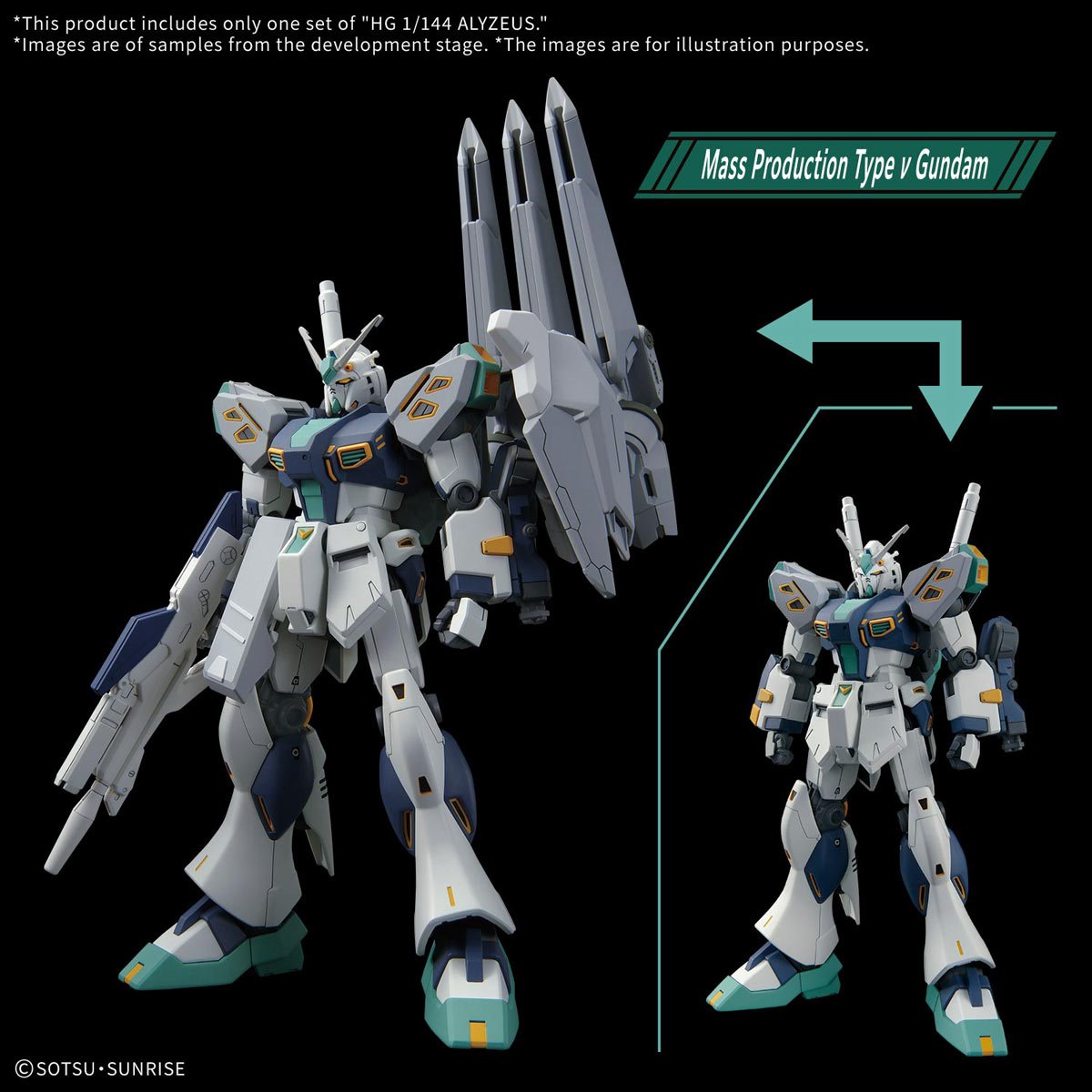 Mobile Suit Gundam Hathaway: The Sorcery of Nymph Circe Alyzeus High Grade 1:144 Scale Model Kit (OCTUBRE 2026) - Imagen 3