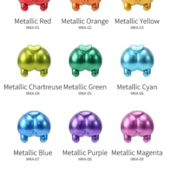 Alternative view of DSPIAE: Set de 15 marcadores colores metalizados