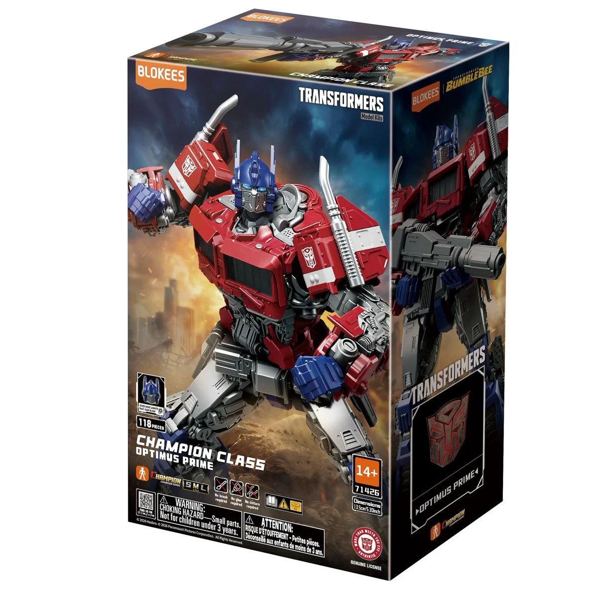 Transformers Classic Class Bumblebee Optimus Prime CC26 Blokees Model Kit (NOVIEMBRE 2026) - Imagen 4